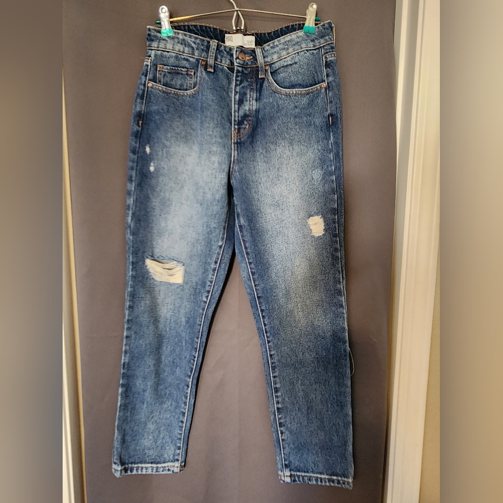 TILLYS RSQ Jeans, Women's size 5 / 27W RSQ BOYFRIEND Denim Blue Jeans